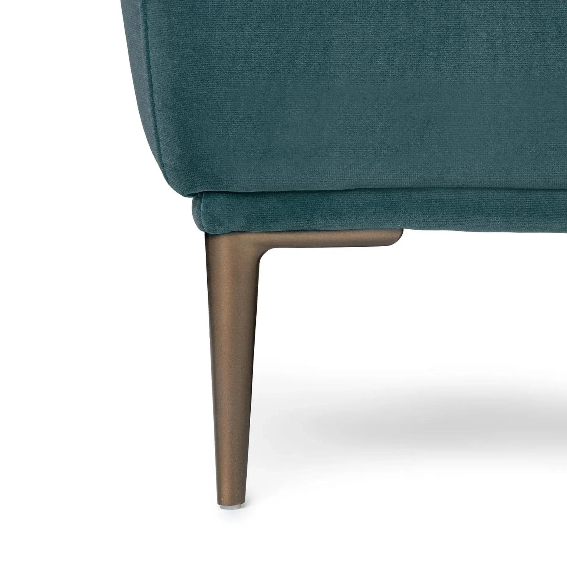 Abisko 94.5" Velvet Right Sectional - Plush Pacific Blue
