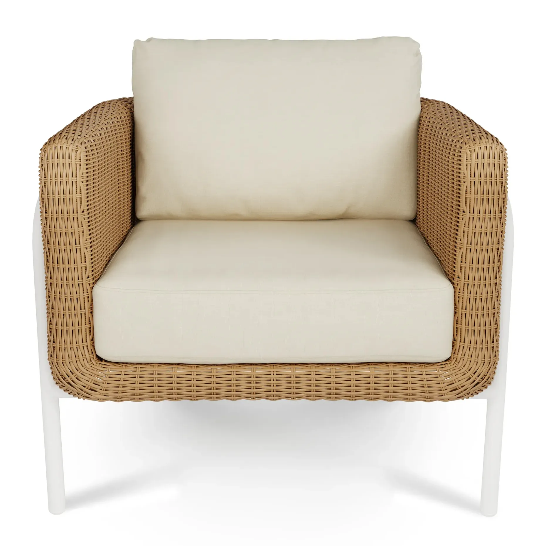 Aby 33" Outdoor Lounge Chair - Dravite Ivory
