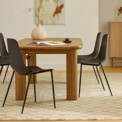 Adel 82.5" Dining Table - Smoked Oak