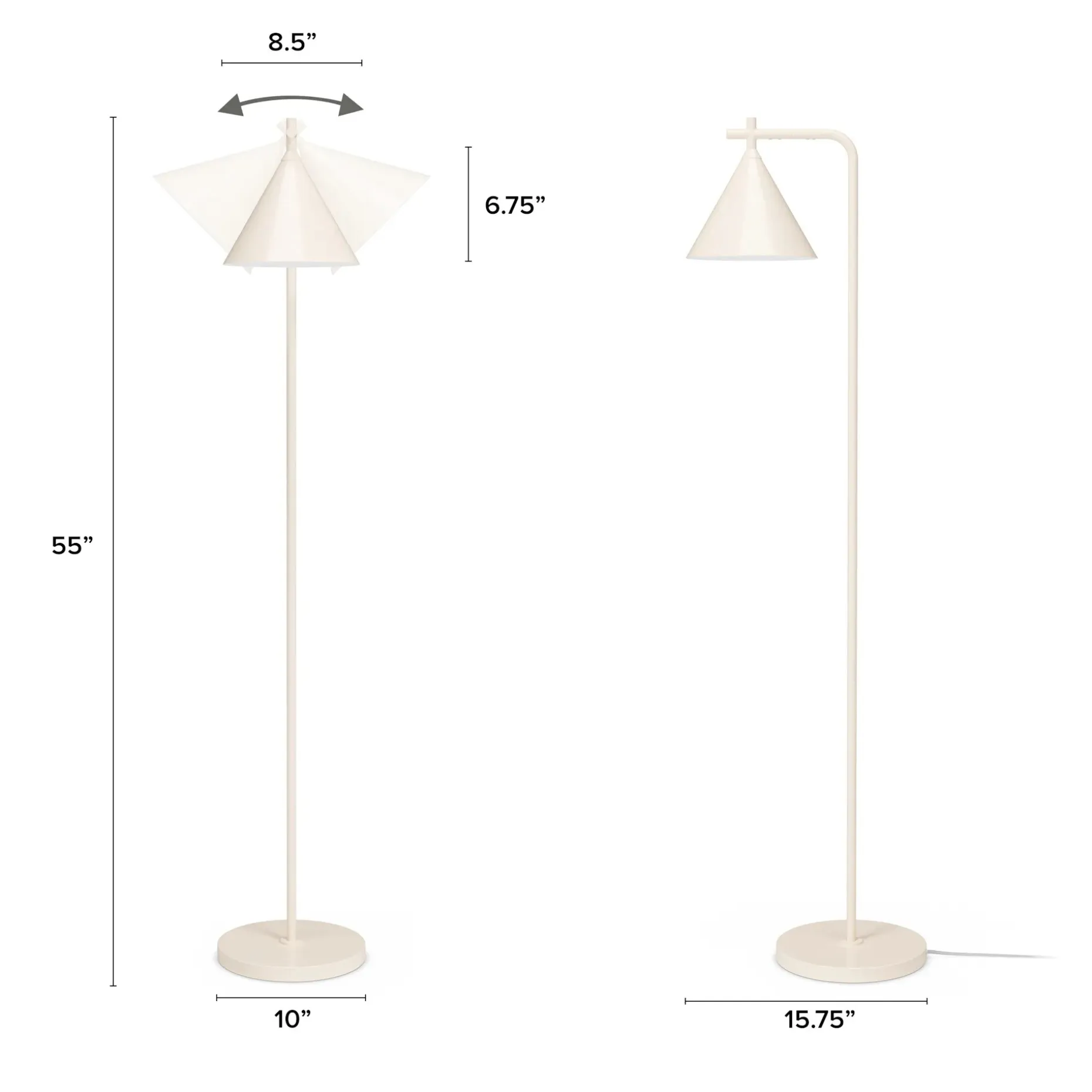 Aino Floor Lamp - Rice