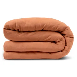 Alto King Linen Duvet Cover - Clay