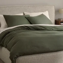 Alto King Linen Duvet Cover - Clay