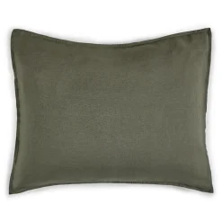 Alto King Linen Sham Set - Green