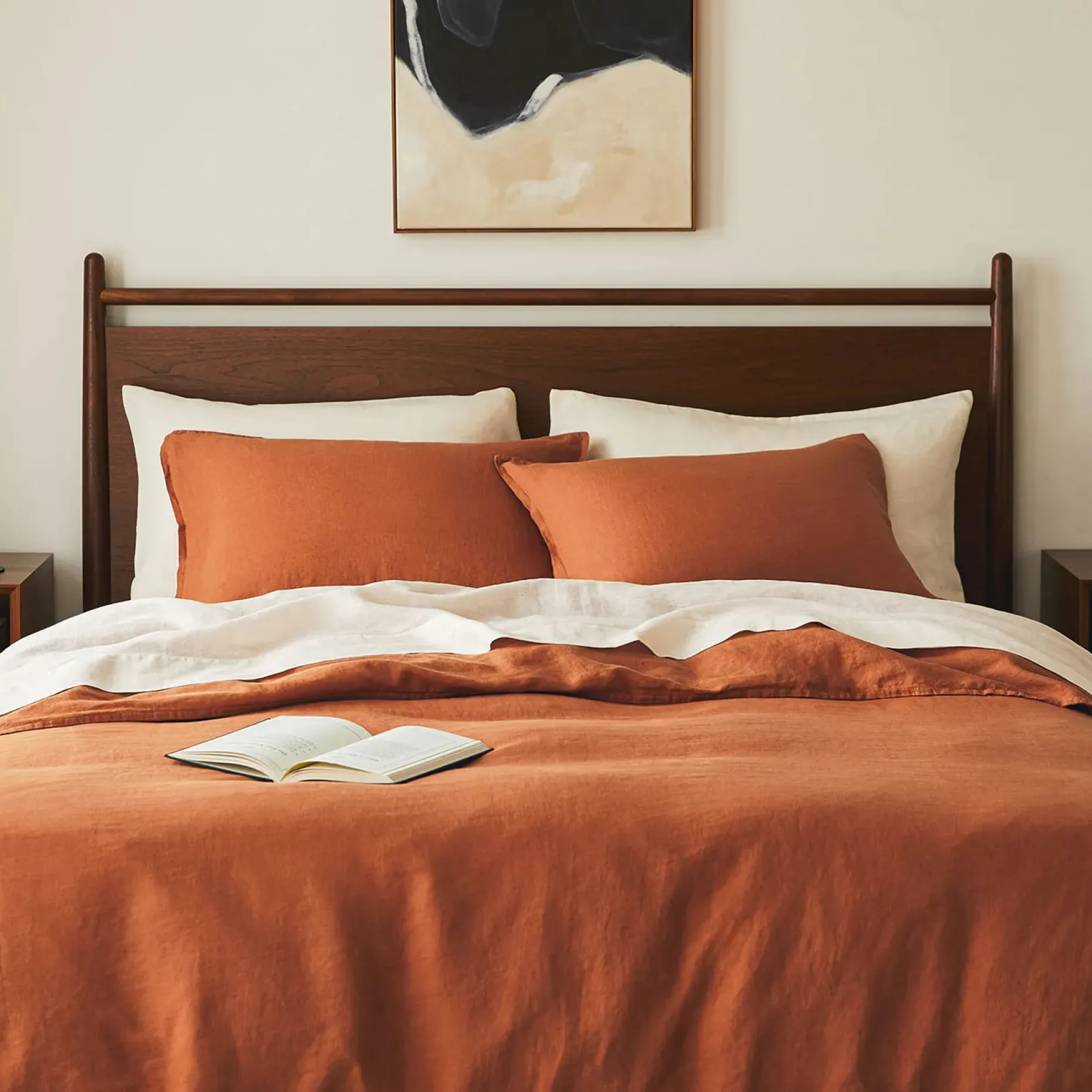 Alto Standard Linen Sham Set - Clay