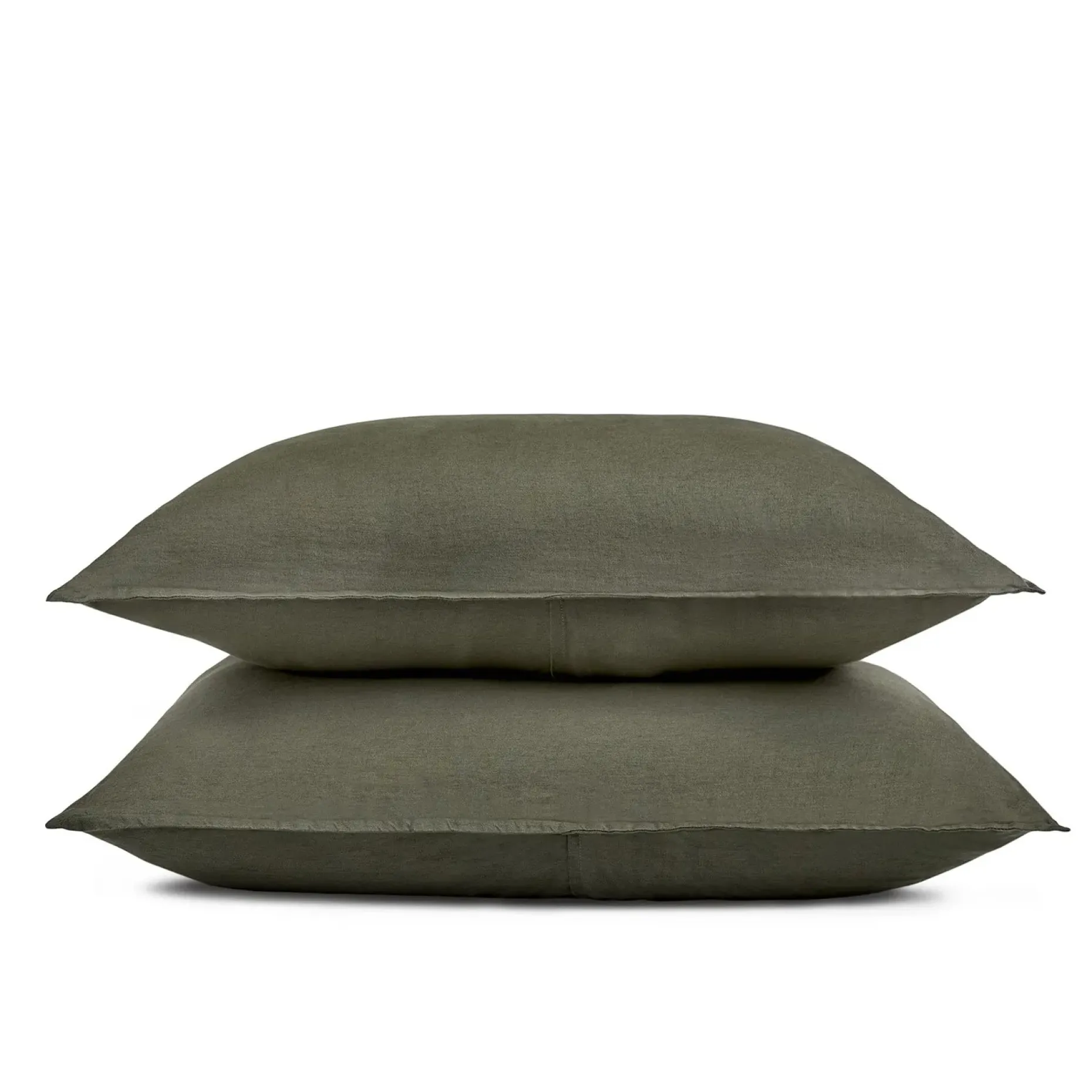 Alto Standard Linen Sham Set - Green