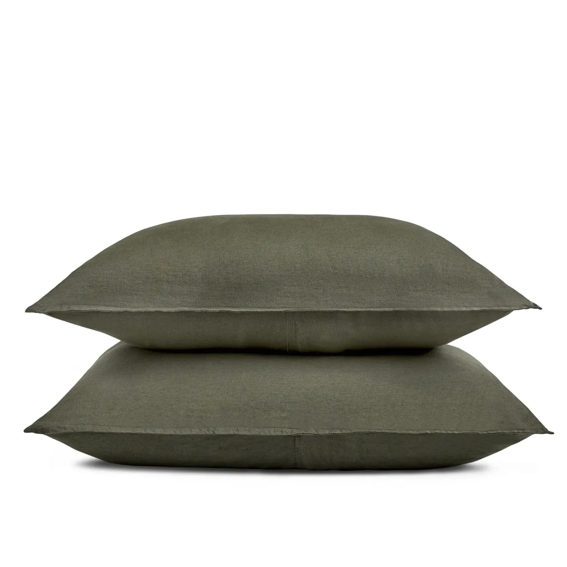 Alto Standard Linen Sham Set - Green