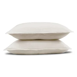 Alto Standard Linen Sham Set - Ivory White