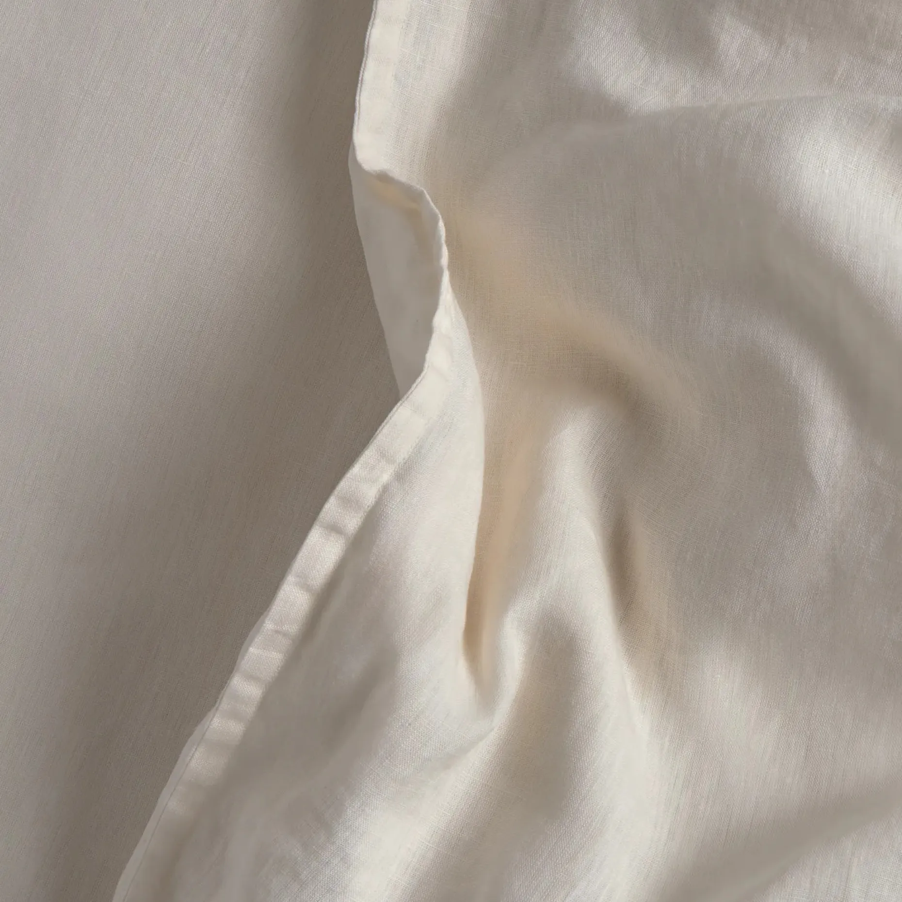 Alto Standard Linen Sham Set - Ivory White
