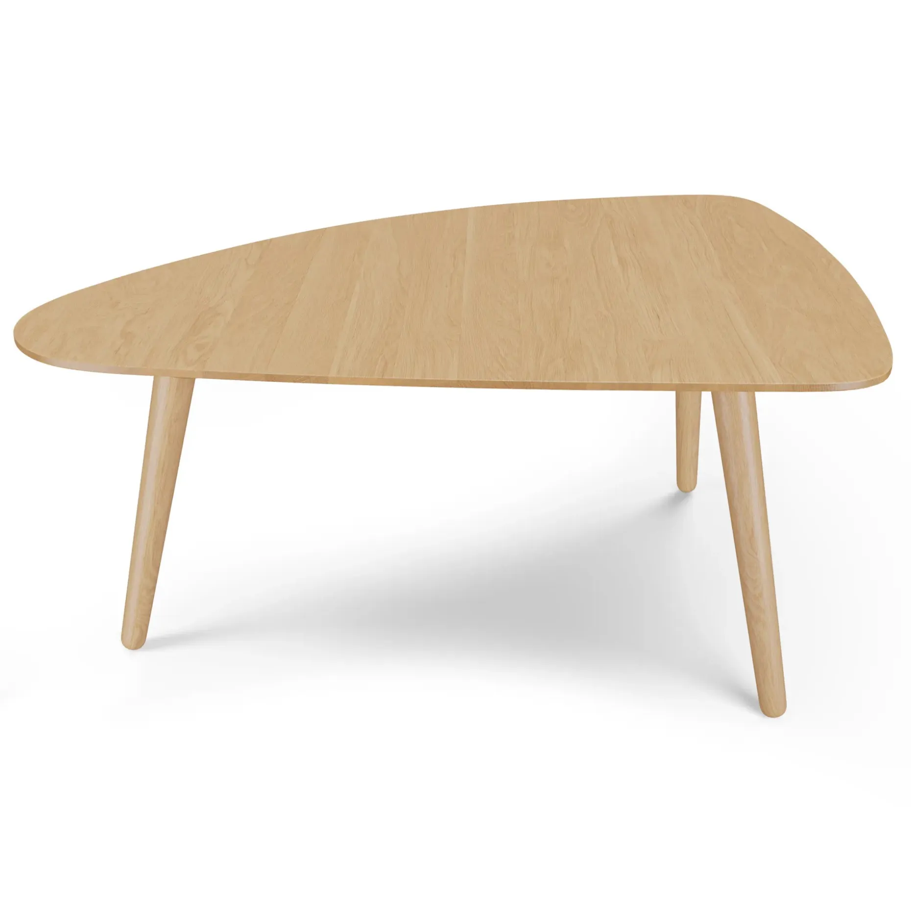 Amoeba 29.5" Coffee Table - White Oak