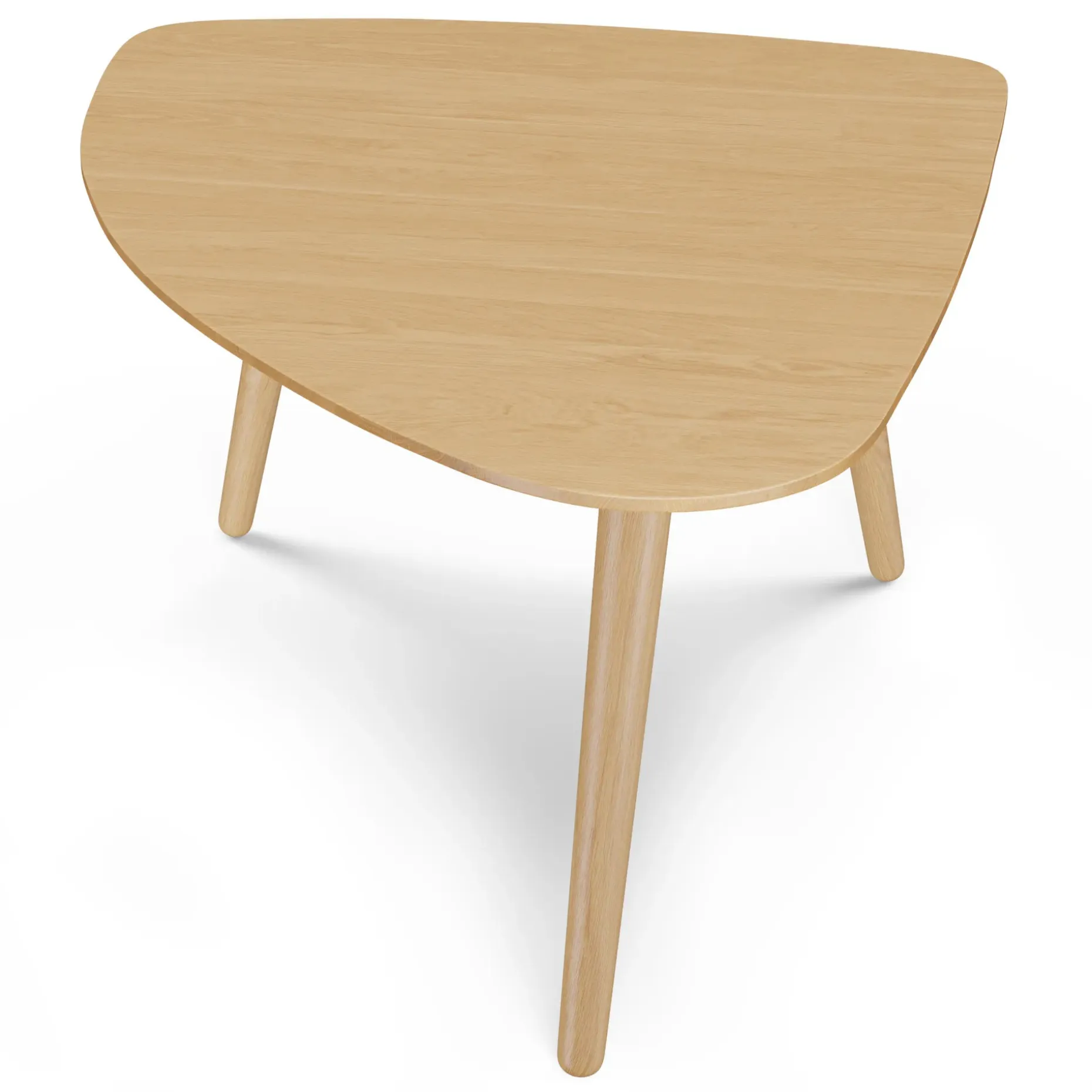 Amoeba 29.5" Coffee Table - White Oak