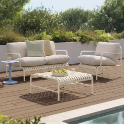 Anders Outdoor Side Table - Summer Blue