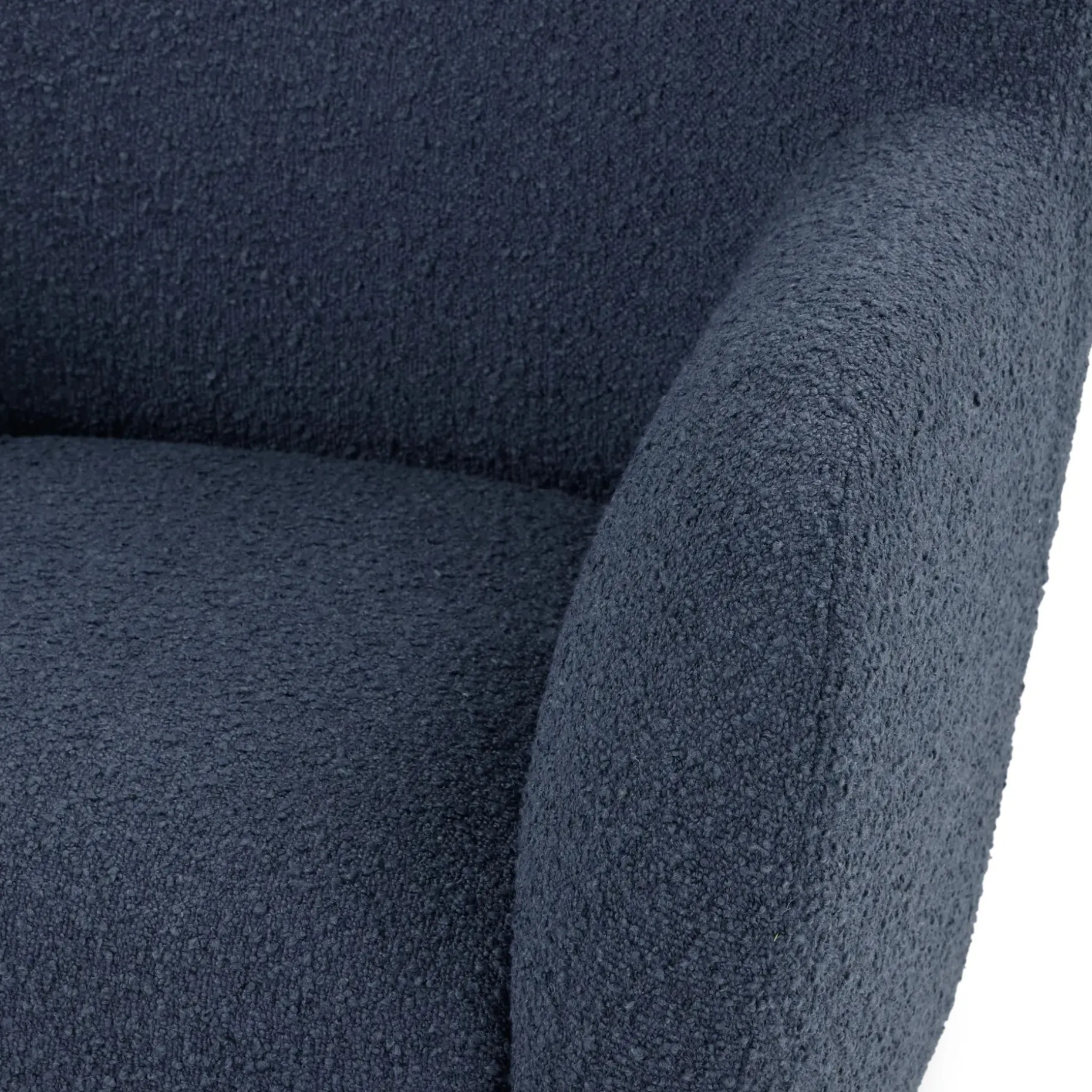 Archie 31.5" Lounge Chair - Bijou Blue Bouclé