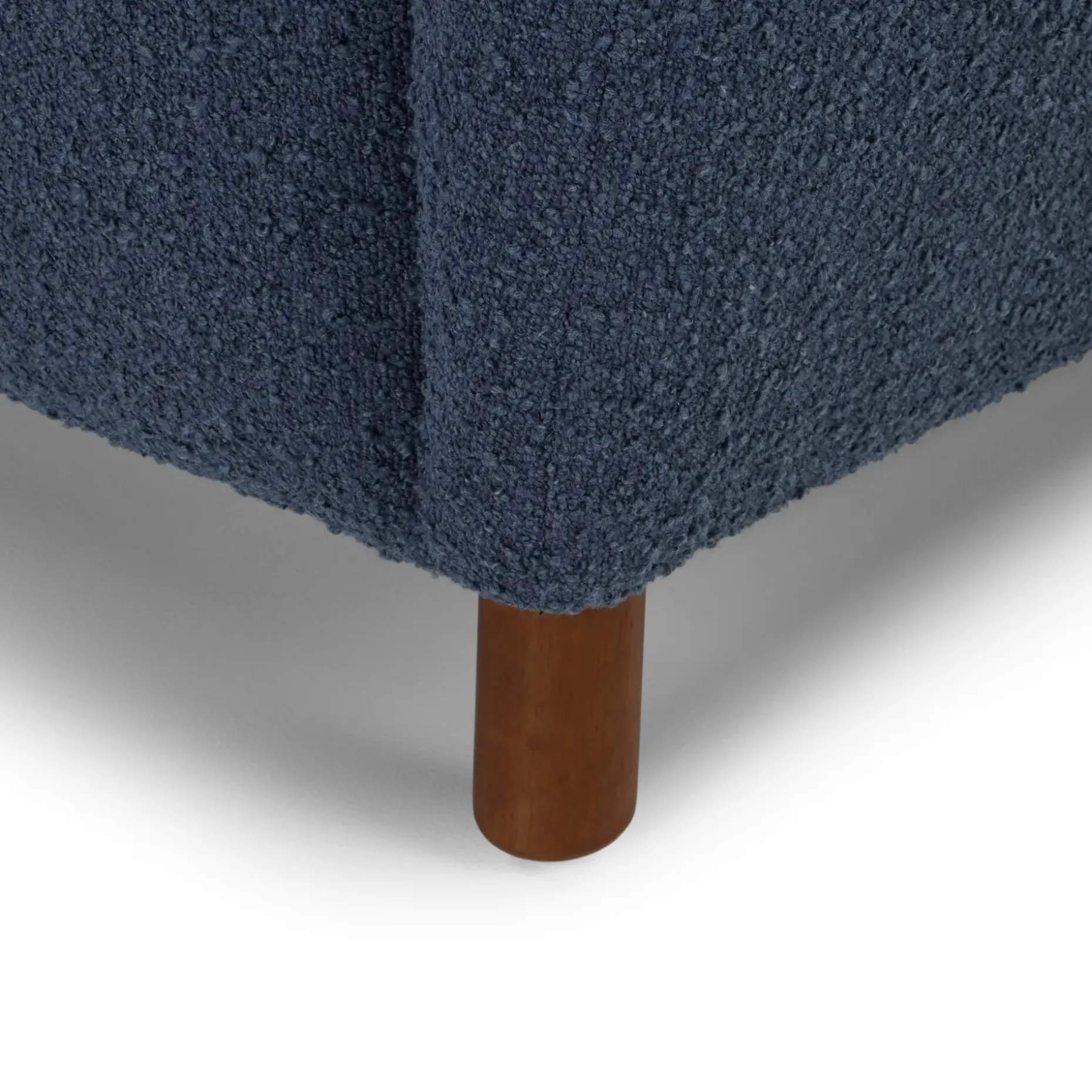 Archie 31.5" Lounge Chair - Bijou Blue Bouclé