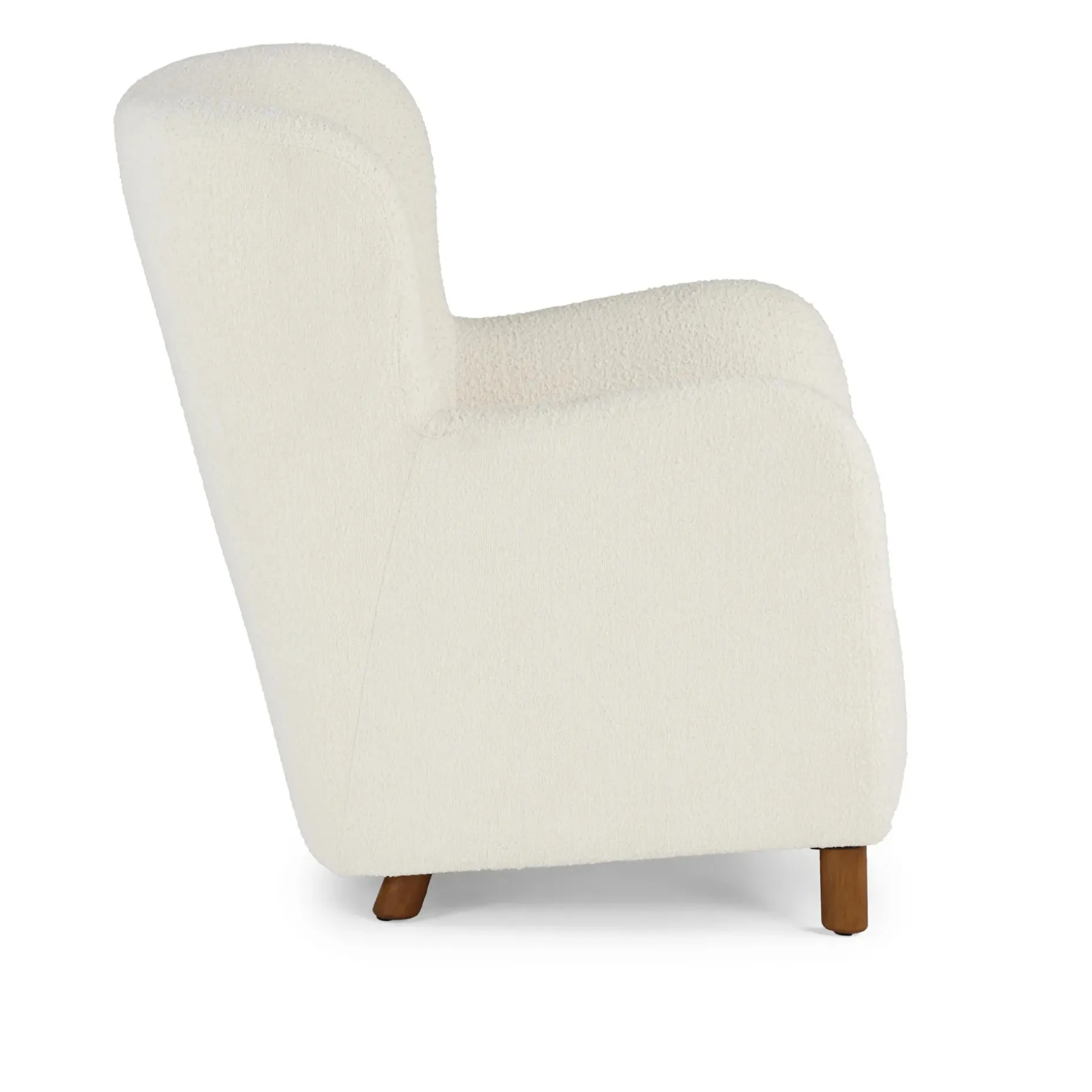 Archie 31.5" Lounge Chair - Bijou Cream Bouclé