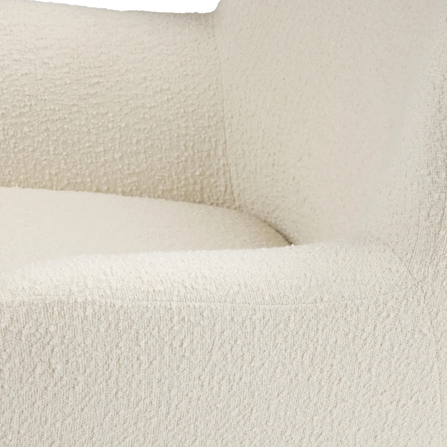Archie 31.5" Lounge Chair - Bijou Cream Bouclé