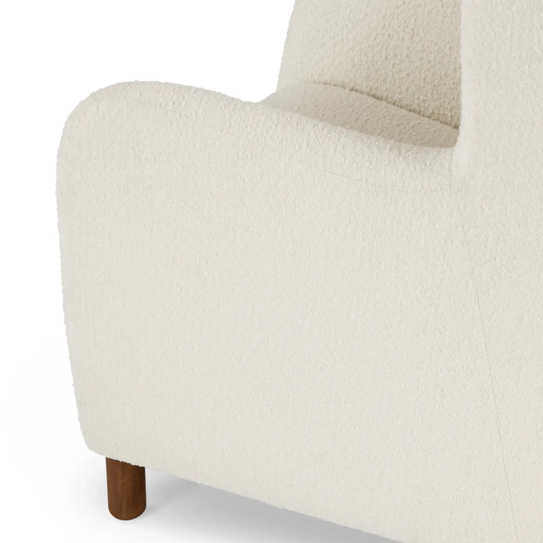 Archie 31.5" Lounge Chair - Bijou Cream Bouclé
