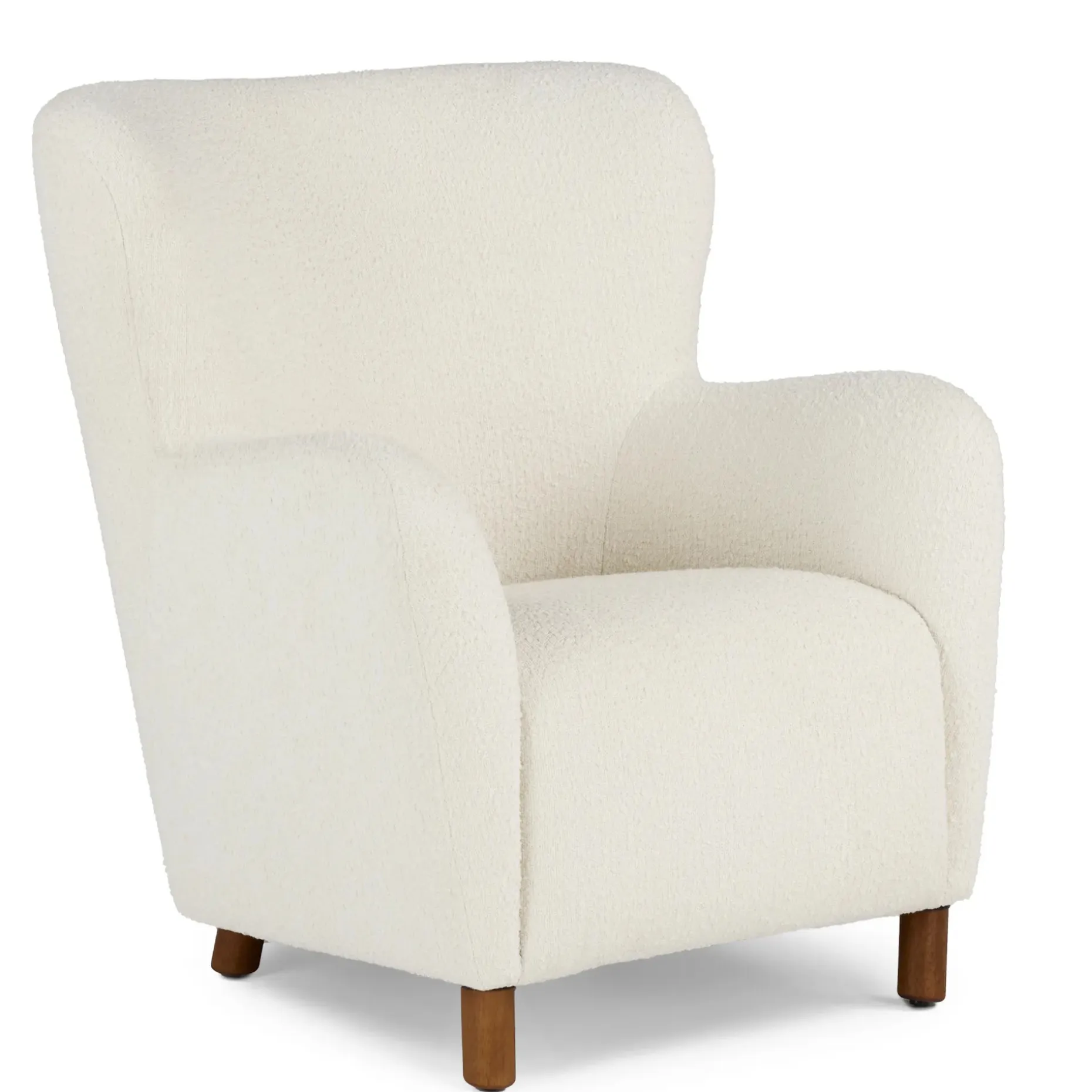 Archie 31.5" Lounge Chair - Bijou Cream Bouclé