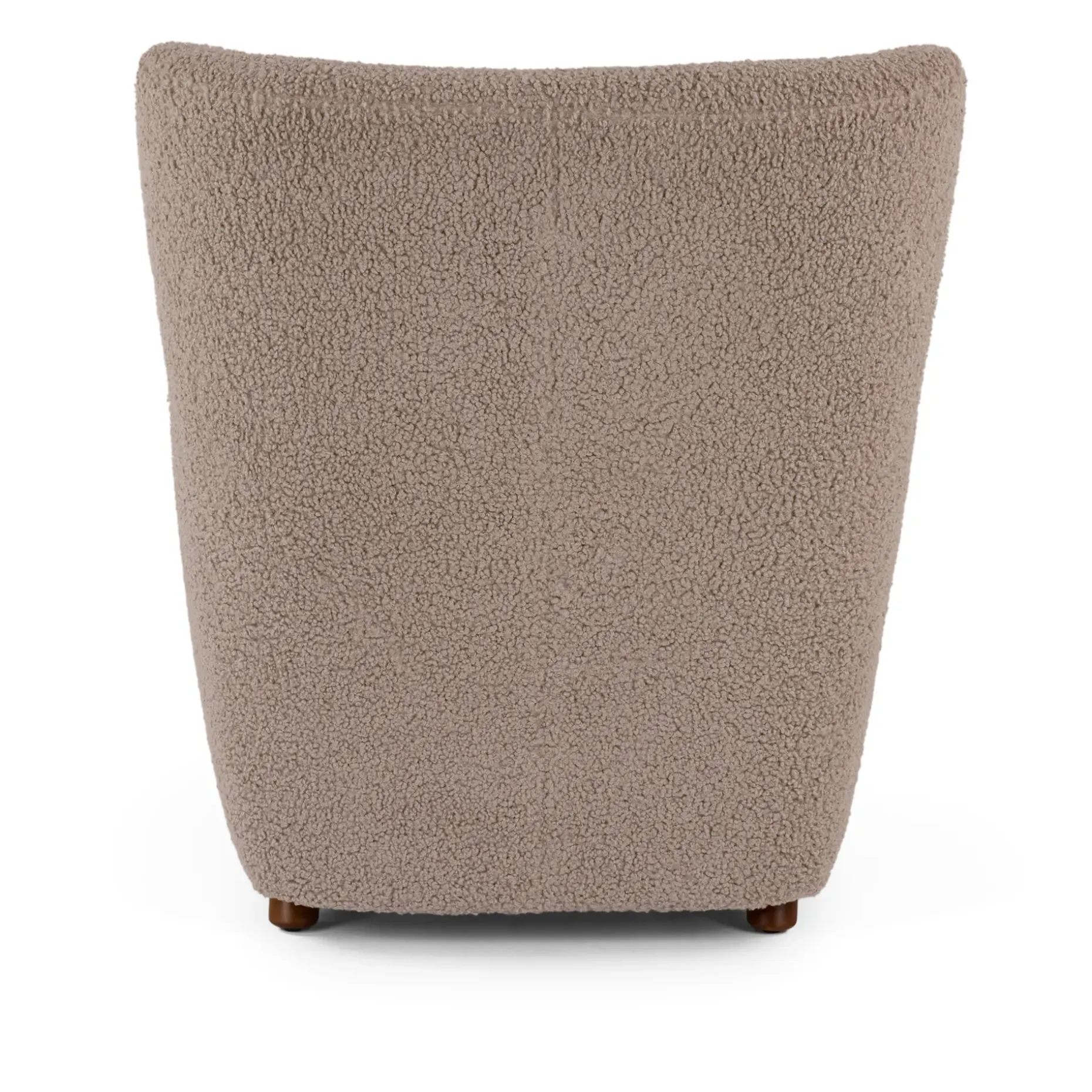 Archie 31.5" Lounge Chair - Short Shearling Taupe