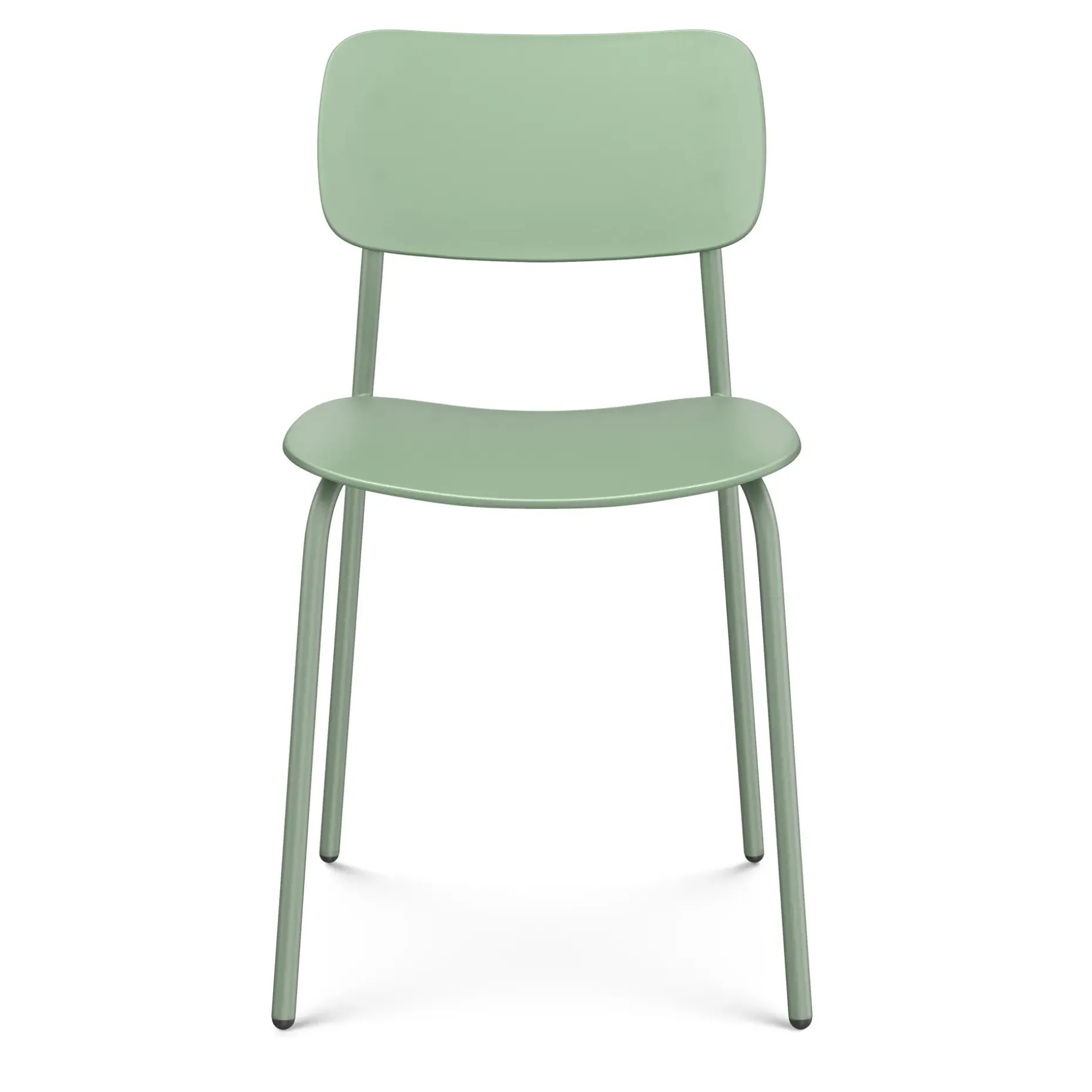 Ari Outdoor Stackable Dining Chair - Khaki Green