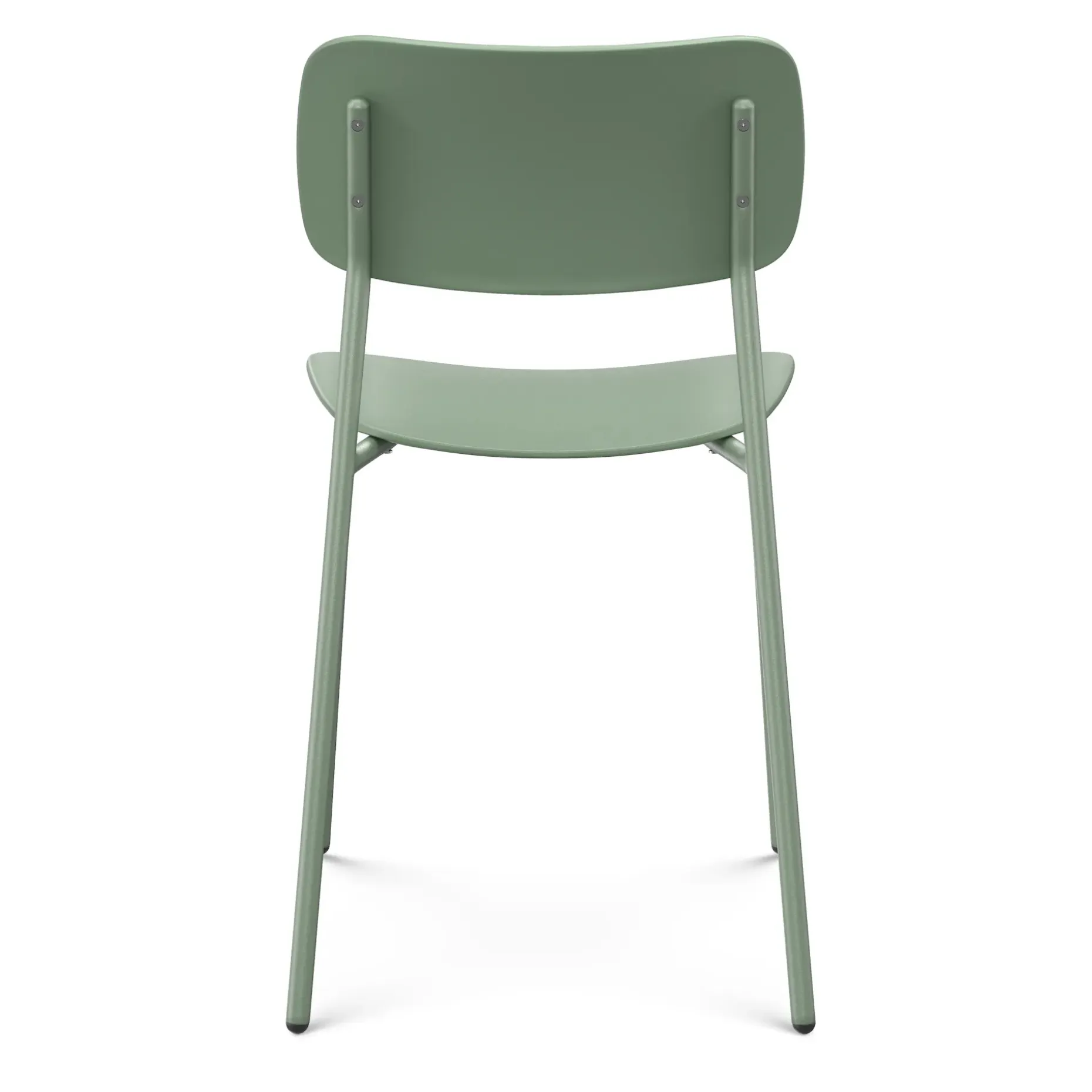 Ari Outdoor Stackable Dining Chair - Khaki Green