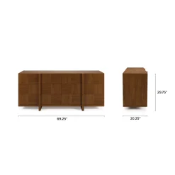 Ayra 6-Drawer Double Dresser - Walnut