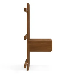 Ayra Nightstand Extension Set - Walnut