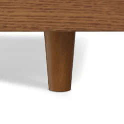 Basi Full Bed Frame - Smoked Oak