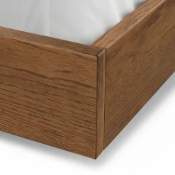 Basi King Bed Frame - Smoked Oak