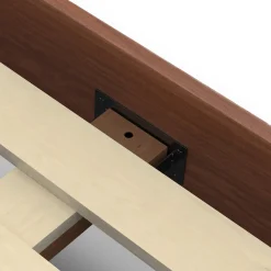 Basi King Bed Frame - Walnut