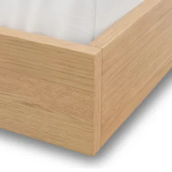 Basi Queen Bed Frame - White Oak