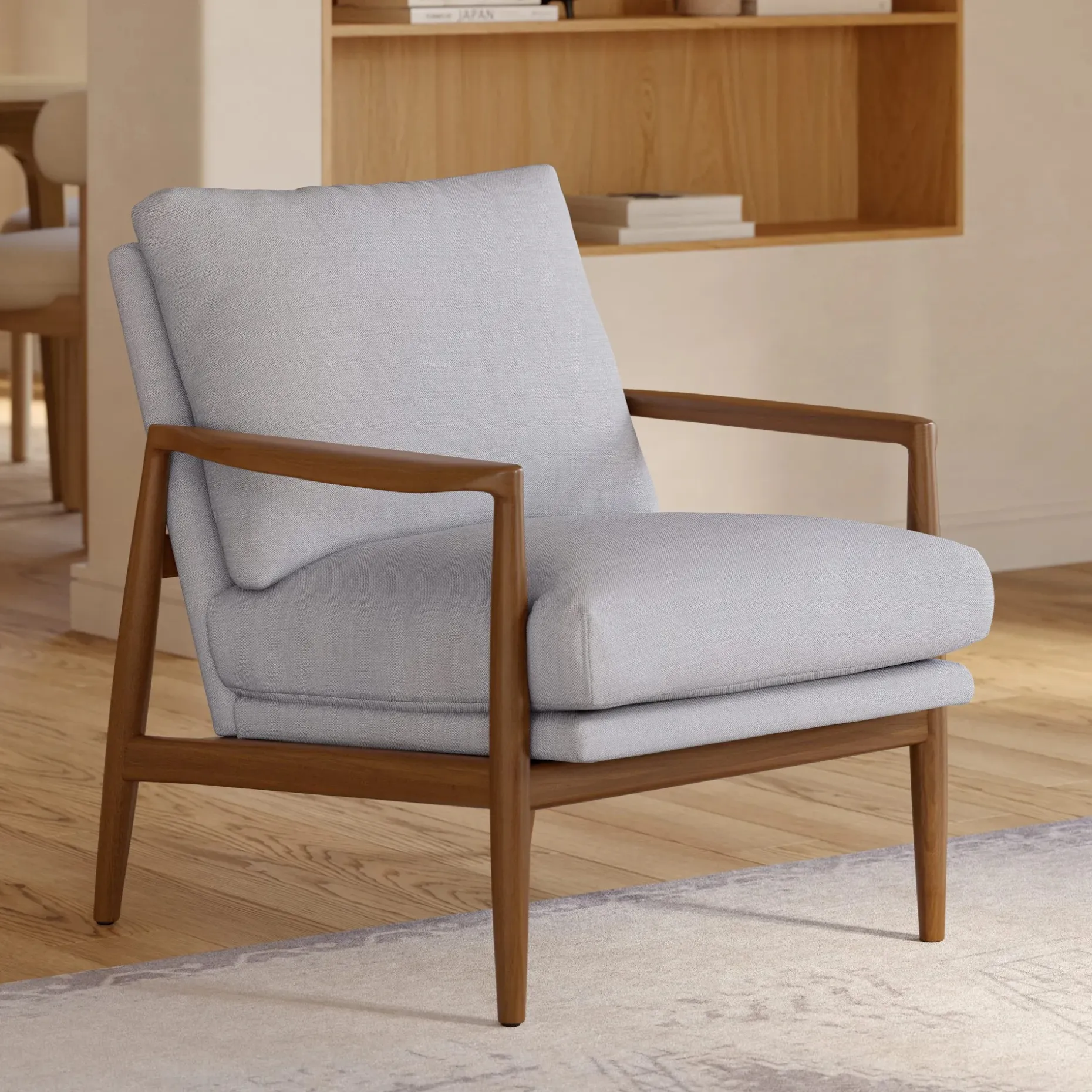 Bavel 28.5" Lounge Chair - Field Gray