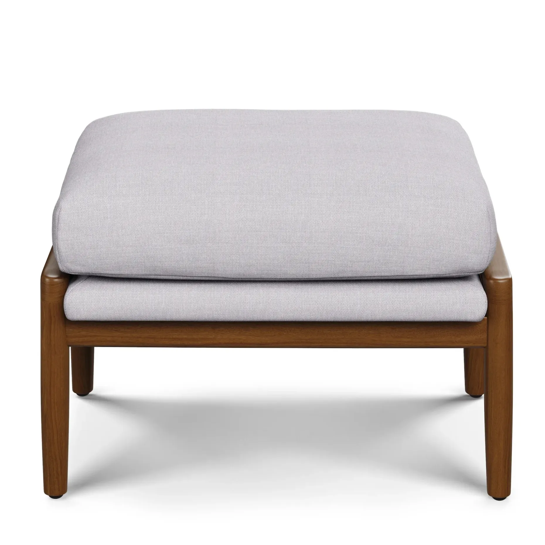 Bavel 28.5" Lounge Set - Walnut and Field Gray