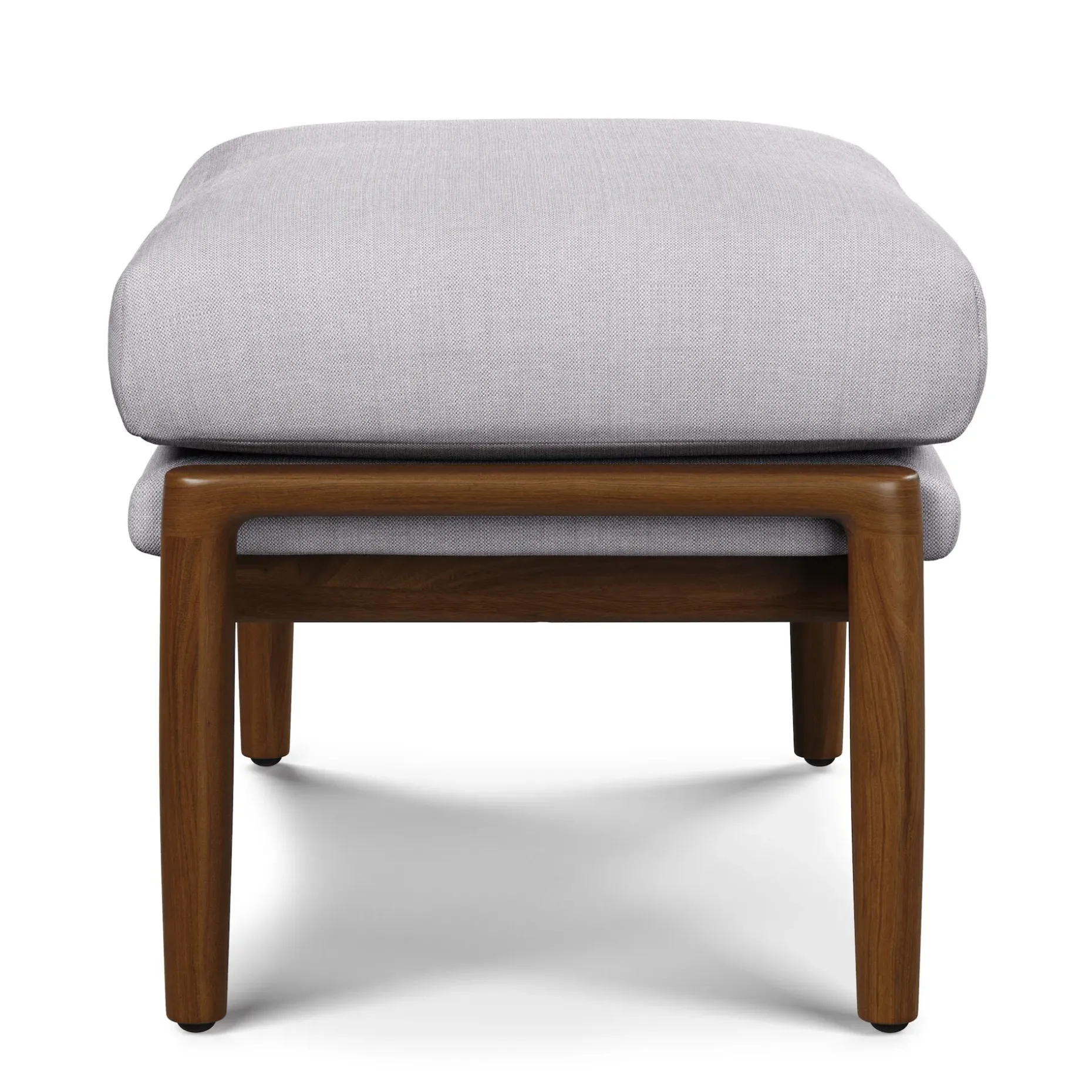 Bavel 28.5" Lounge Set - Walnut and Field Gray