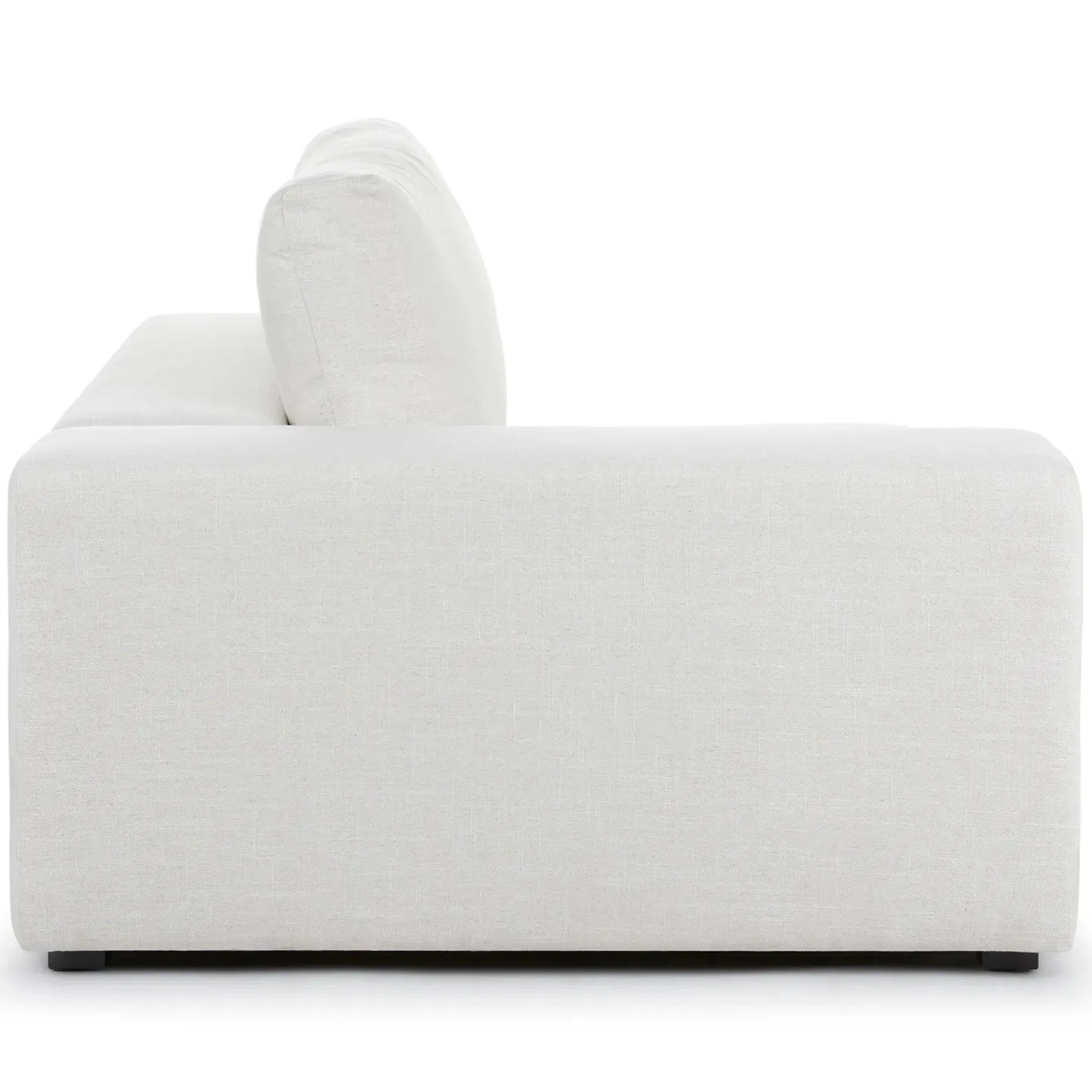 Beta 49" Left Arm Chair Module - Quartz White
