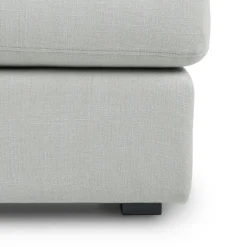 Beta 49" Left Arm Chair Module - Welsh Gray