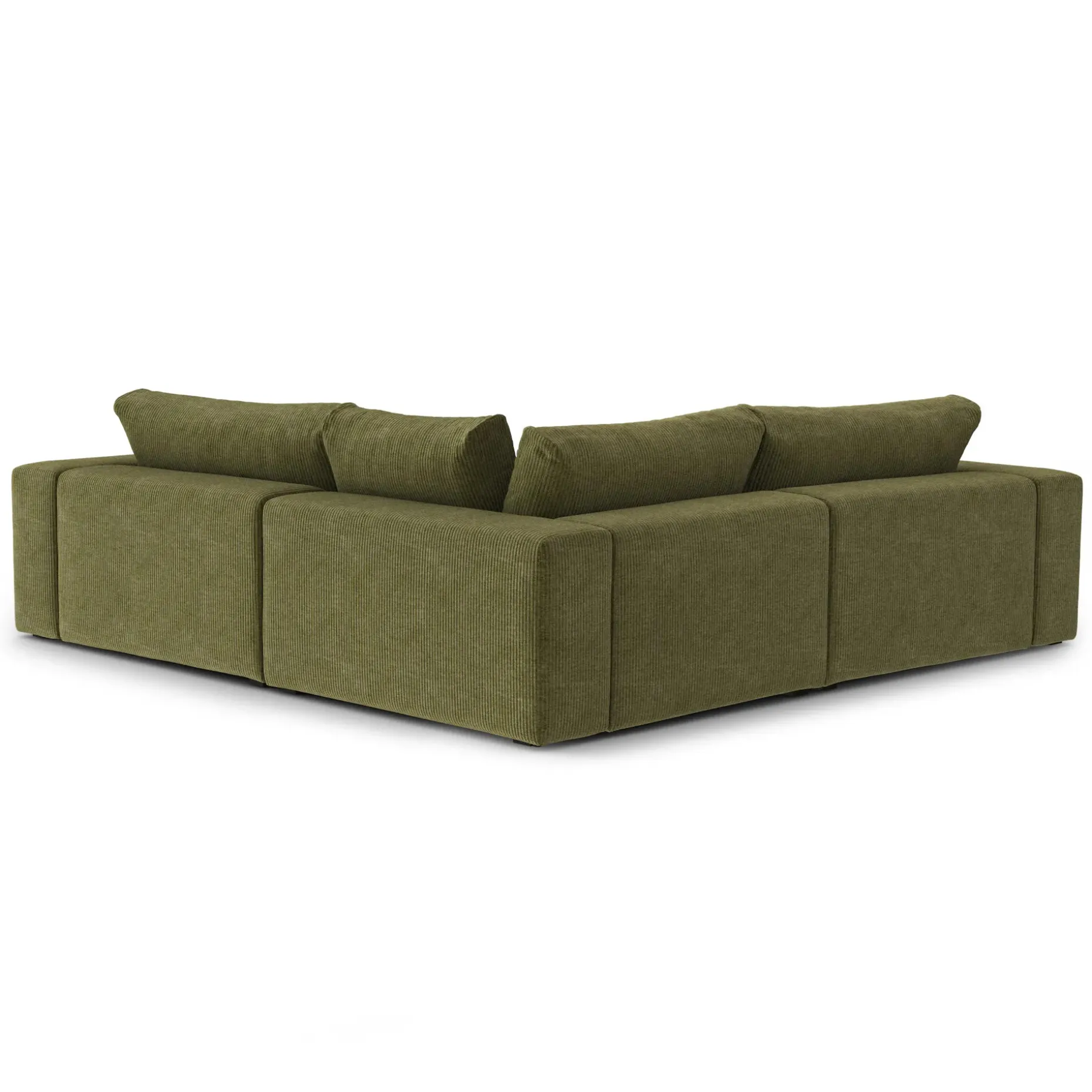 Beta 94" Modular Corner Sectional - Cypress Green