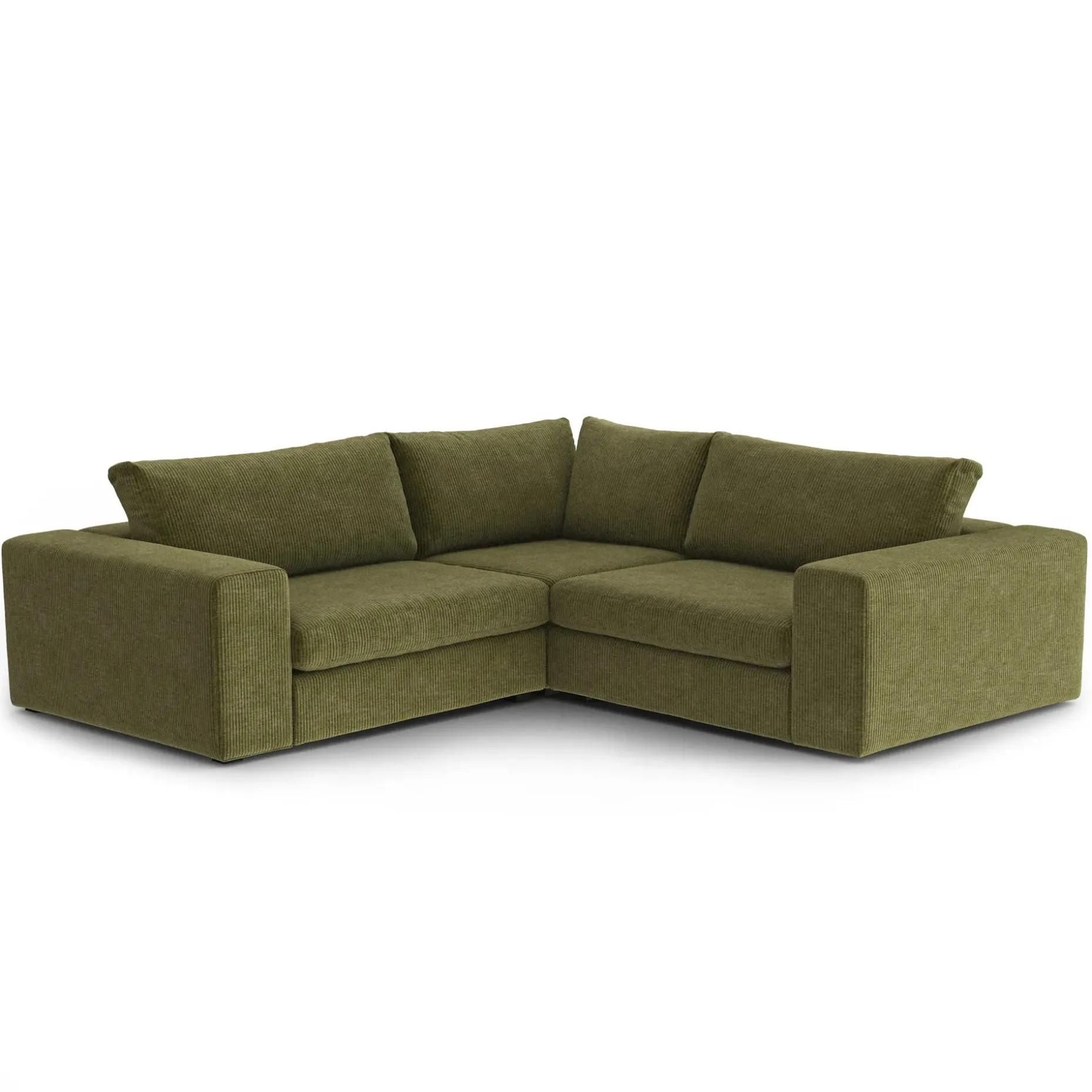Beta 94" Modular Corner Sectional - Cypress Green