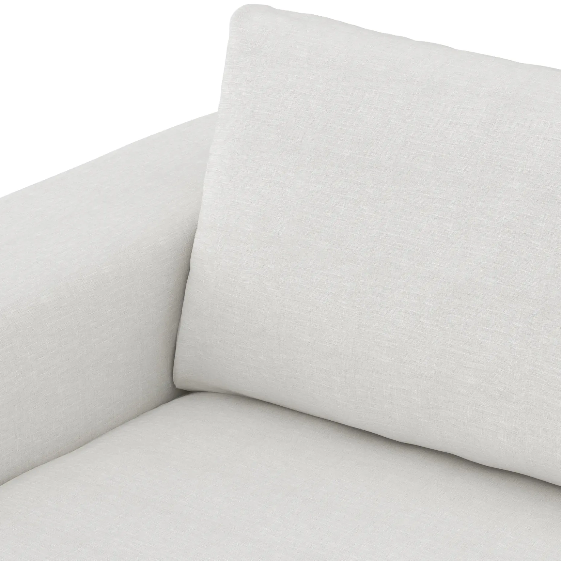 Beta 94" Modular Corner Sectional - Quartz White