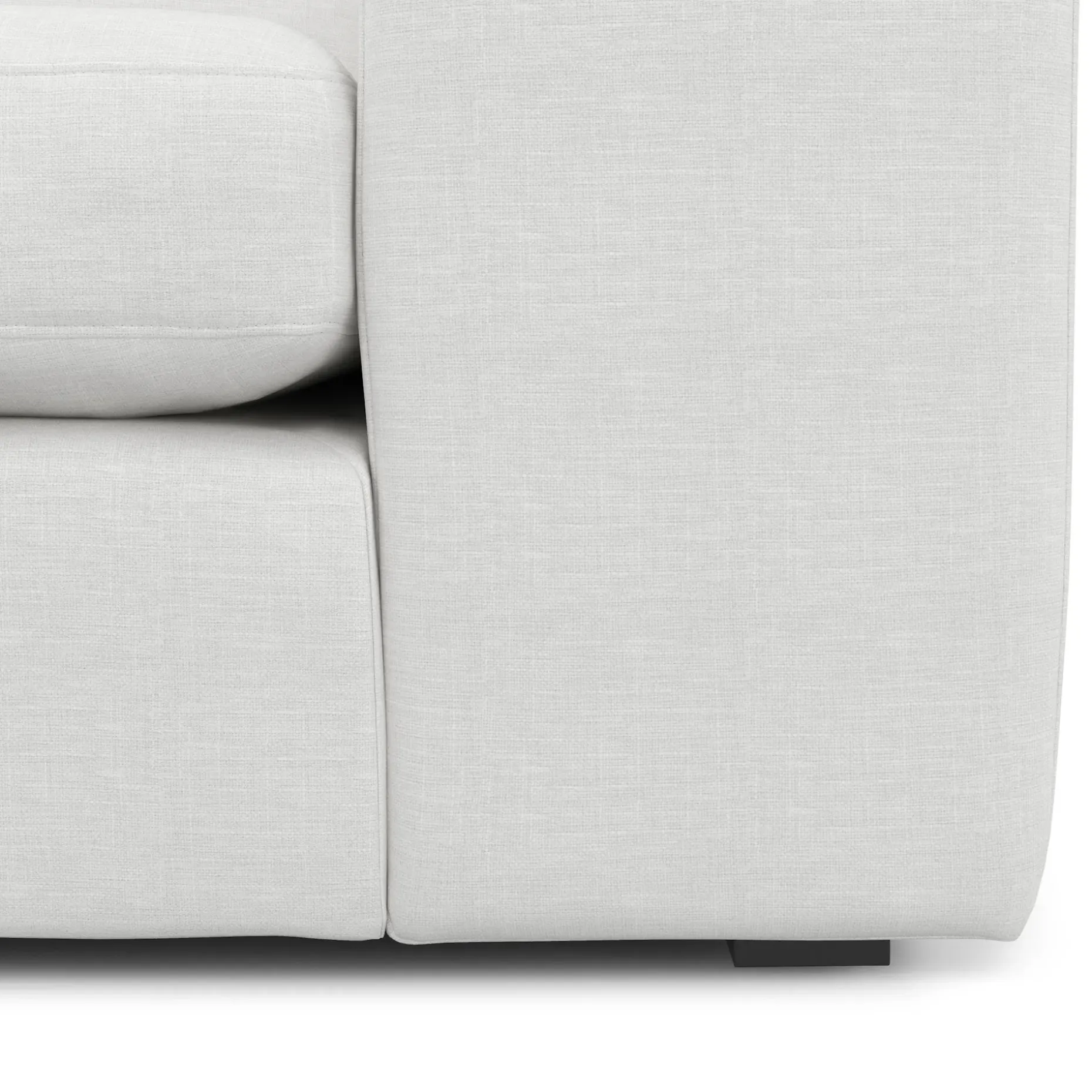 Beta 98" Modular Left Chaise Sectional - Quartz White