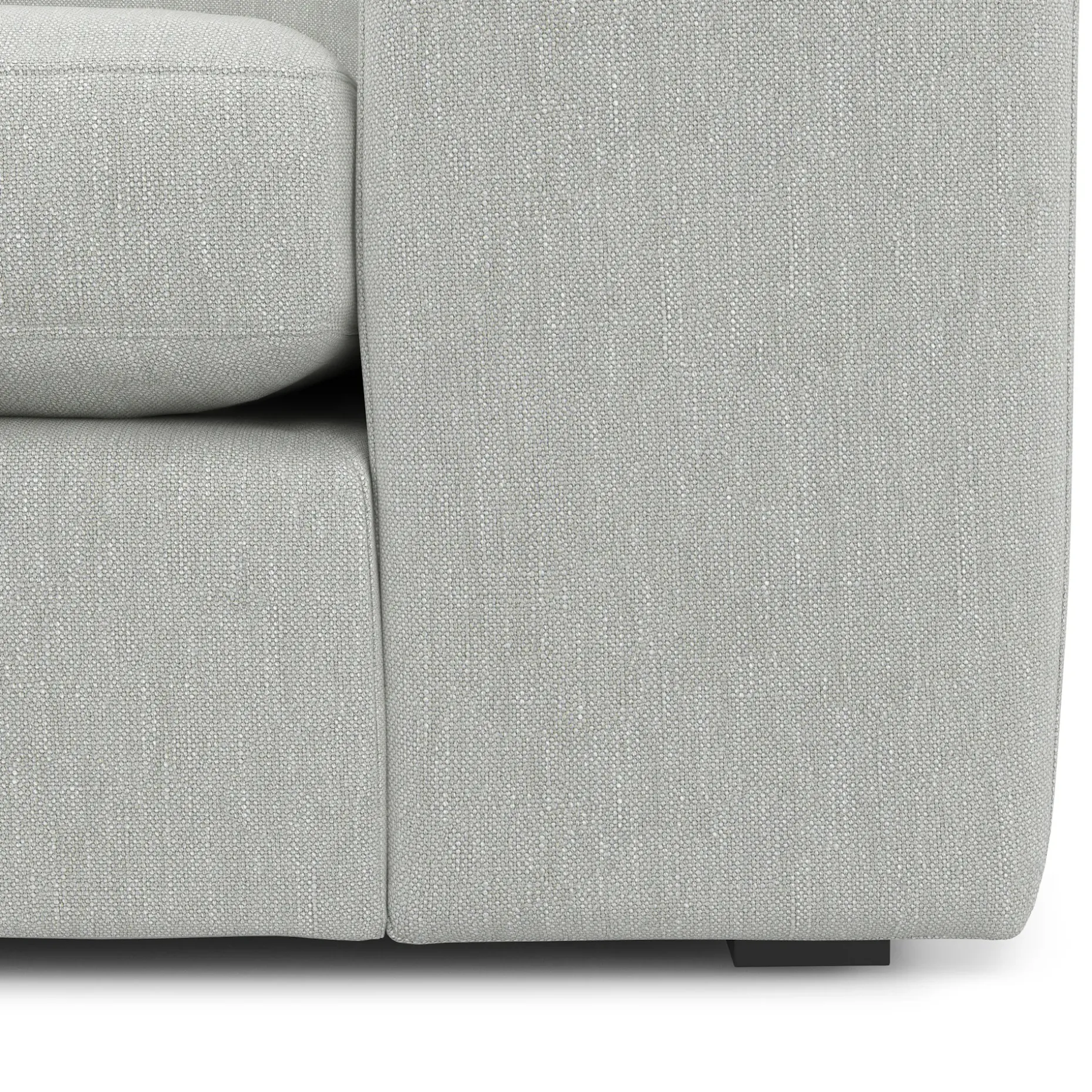 Beta 98" Modular Left Chaise Sectional - Welsh Gray