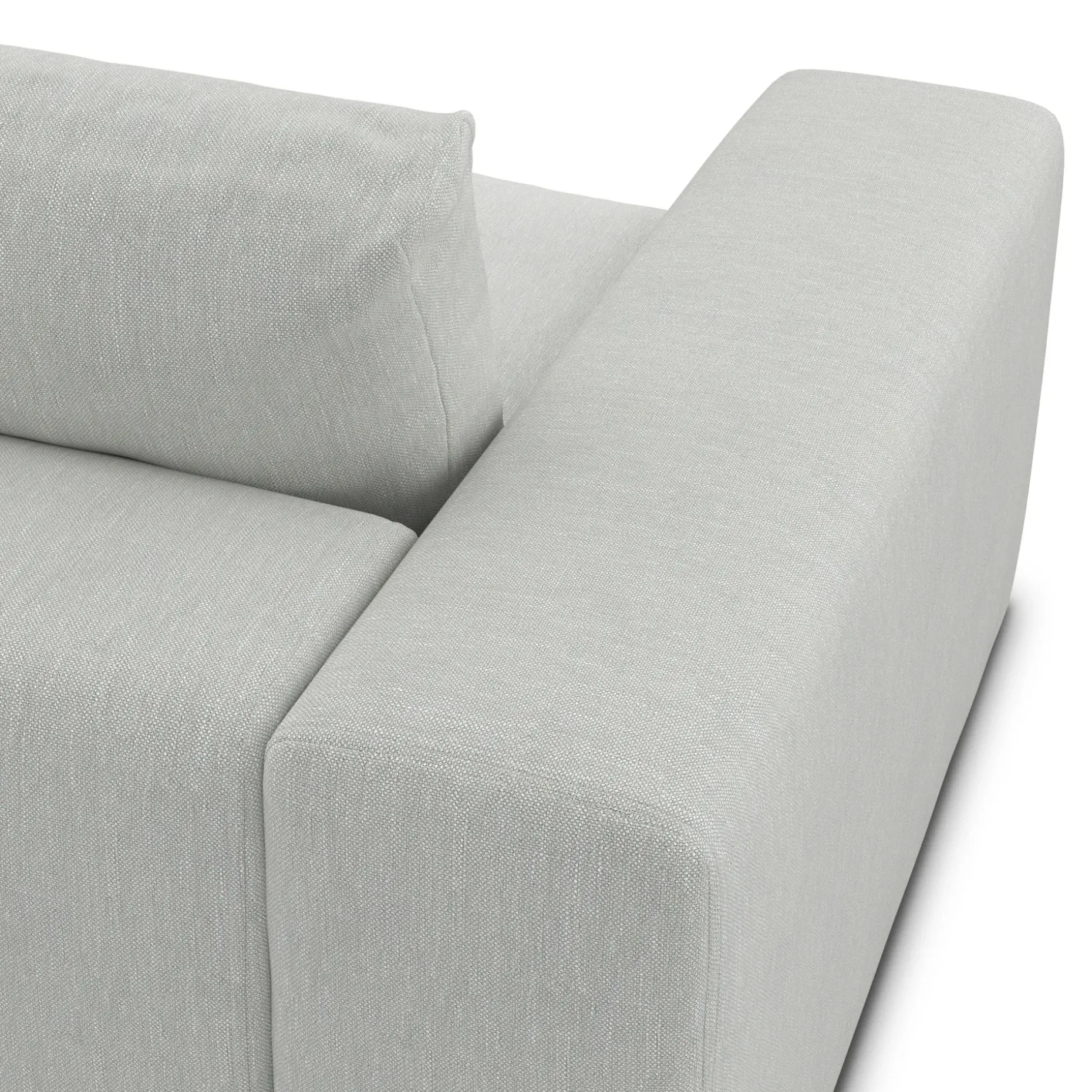 Beta 133.5" Modular L Sectional - Welsh Gray