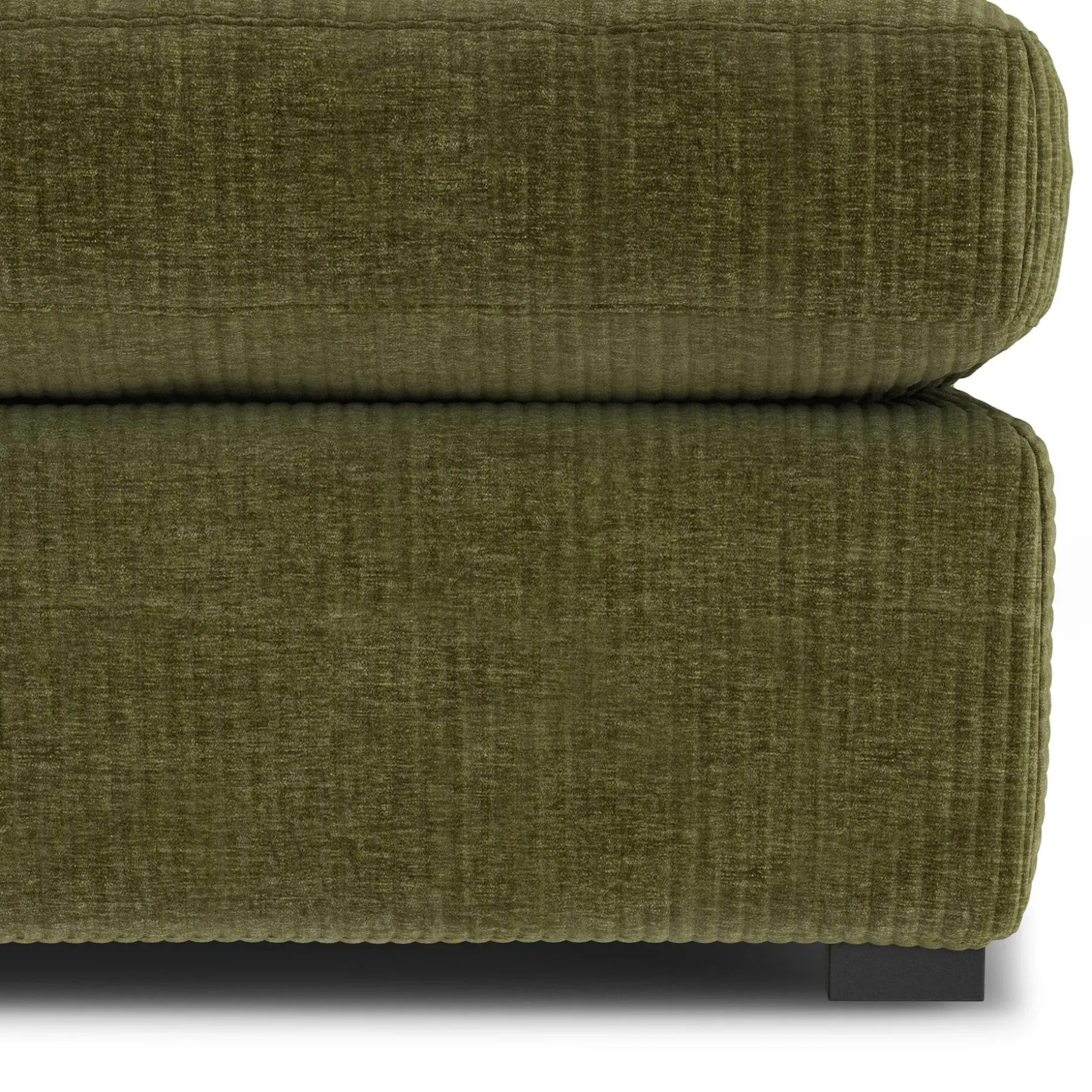 Beta 98" Modular Right Chaise Sectional - Cypress Green
