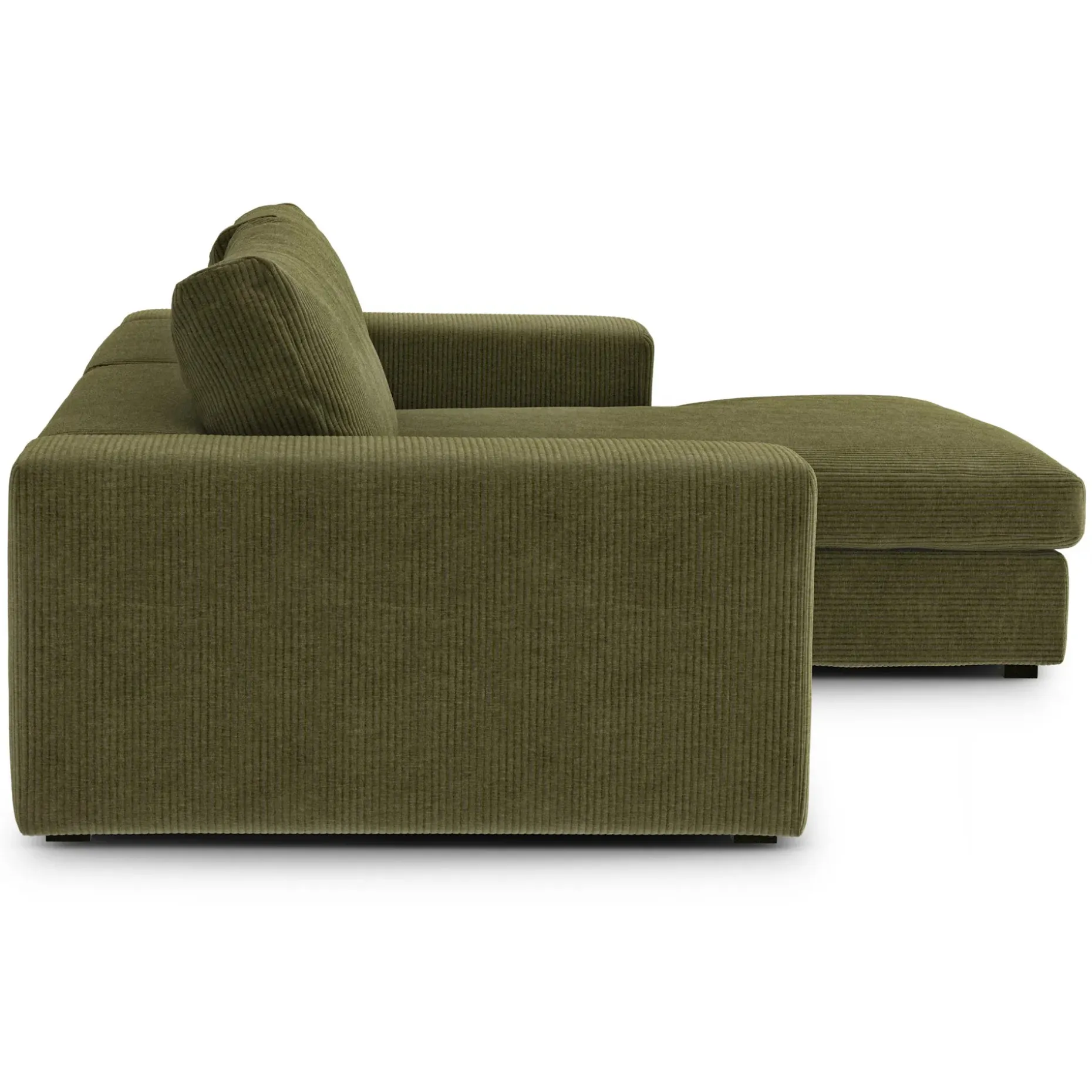 Beta 98" Modular Right Chaise Sectional - Cypress Green
