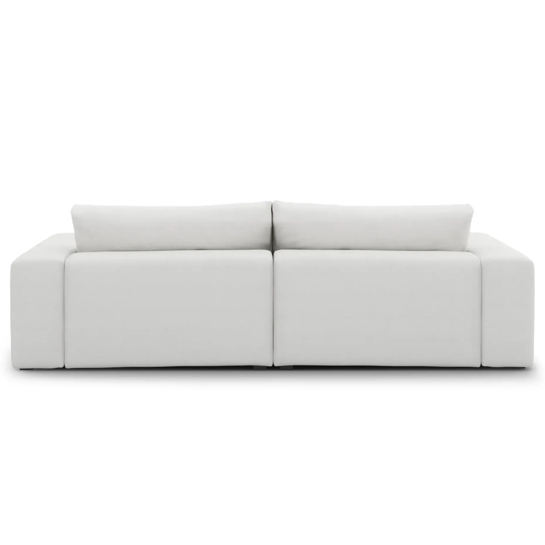 Beta 98" Modular Right Chaise Sectional - Quartz White