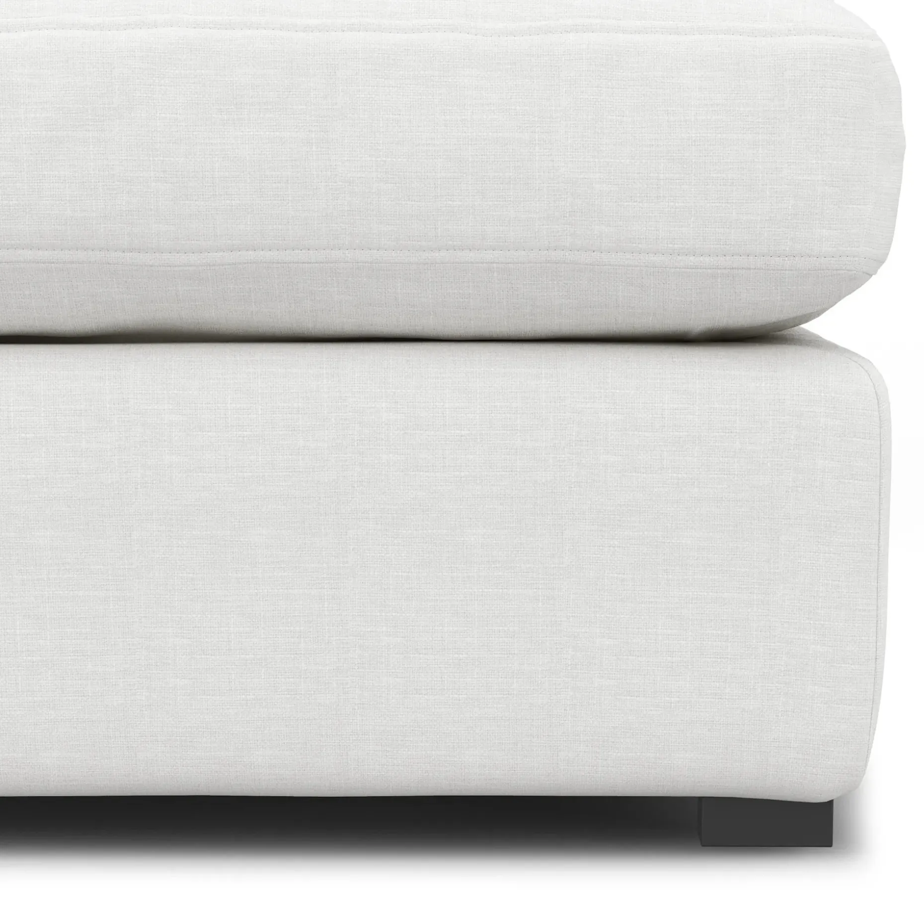 Beta 98" Modular Right Chaise Sectional - Quartz White