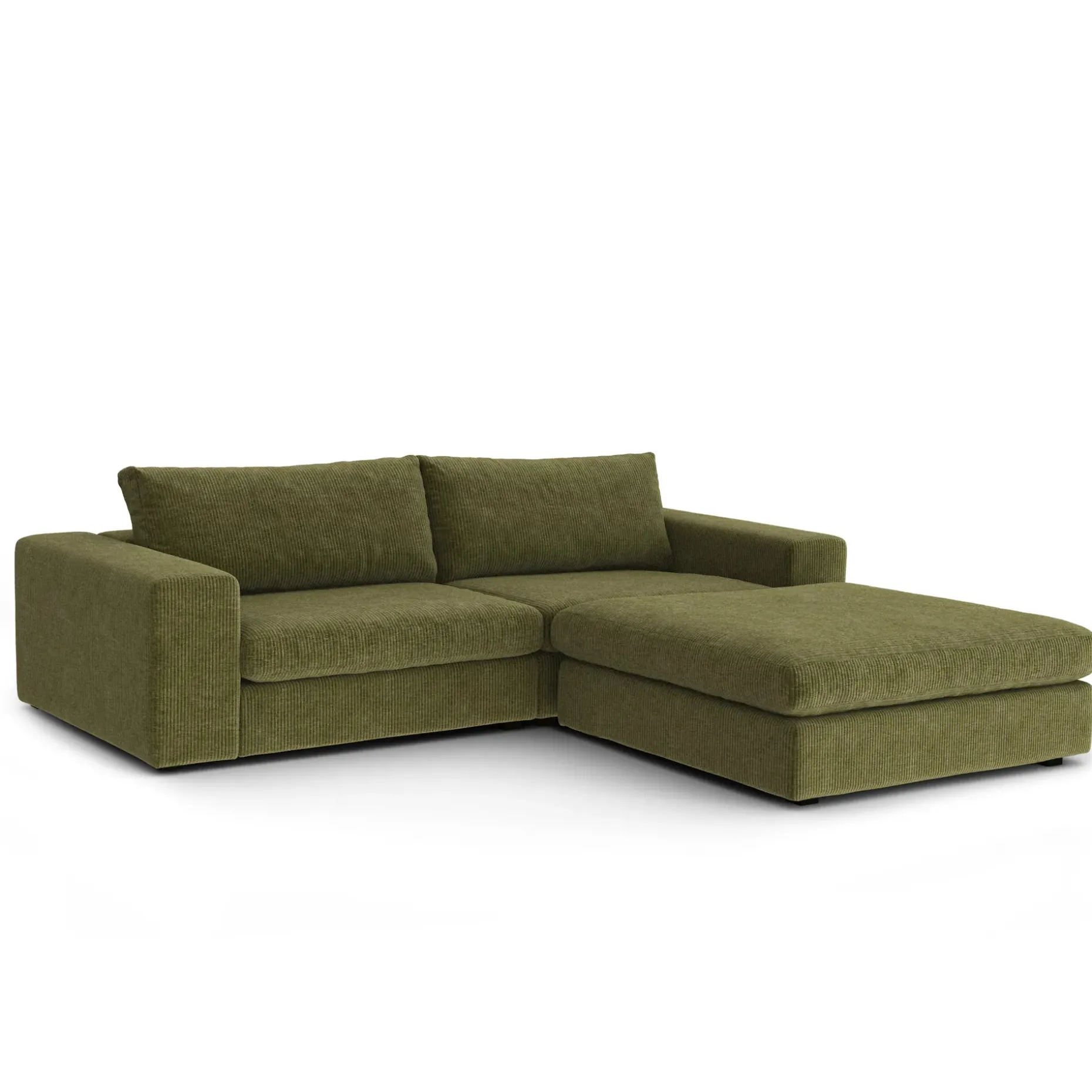 Beta 98" Modular Sectional - Cypress Green