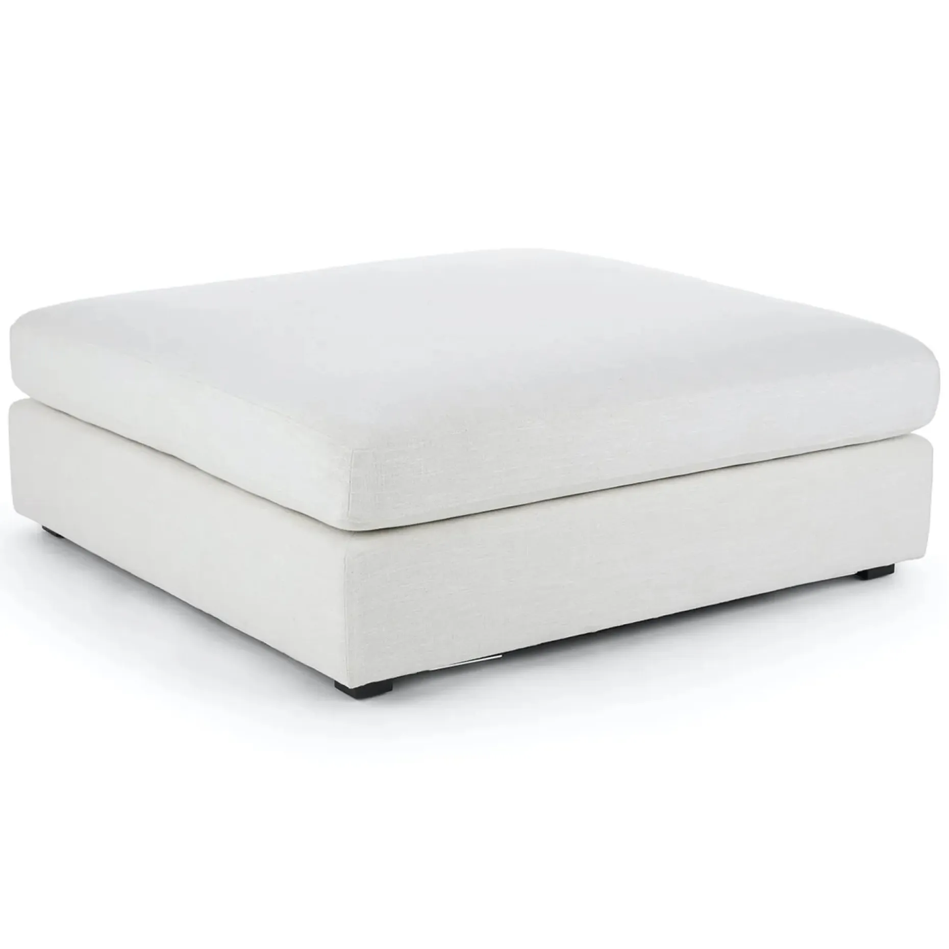 Beta 45" Ottoman - Quartz White