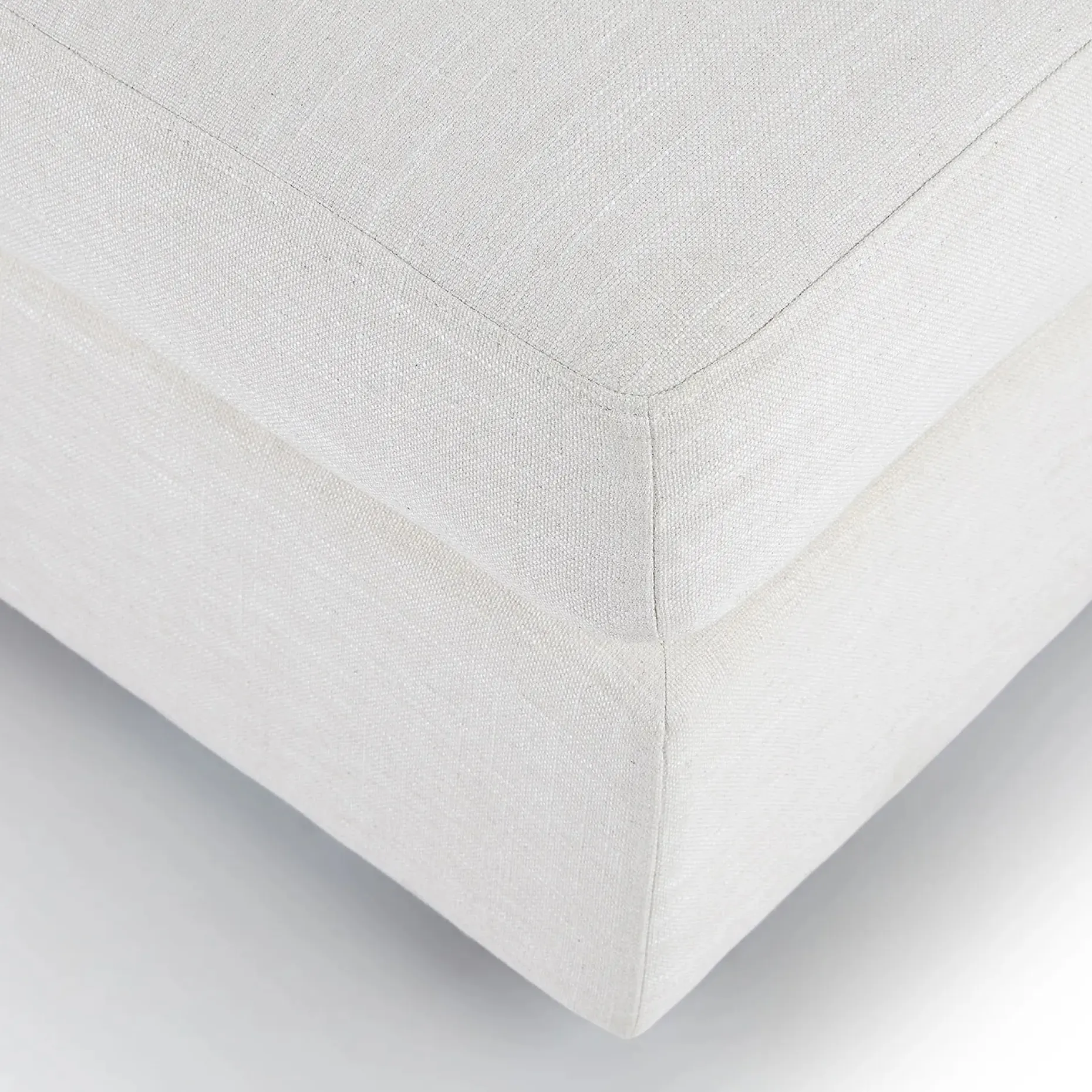 Beta 45" Ottoman - Quartz White