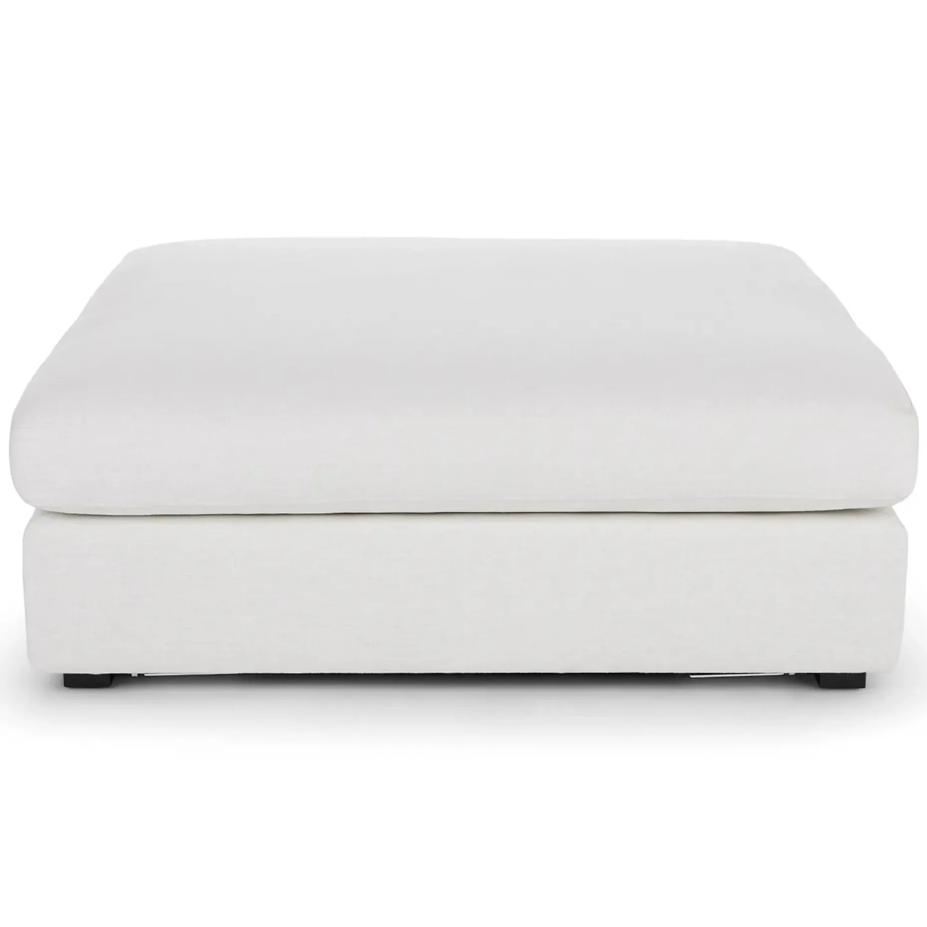 Beta 45" Ottoman - Quartz White