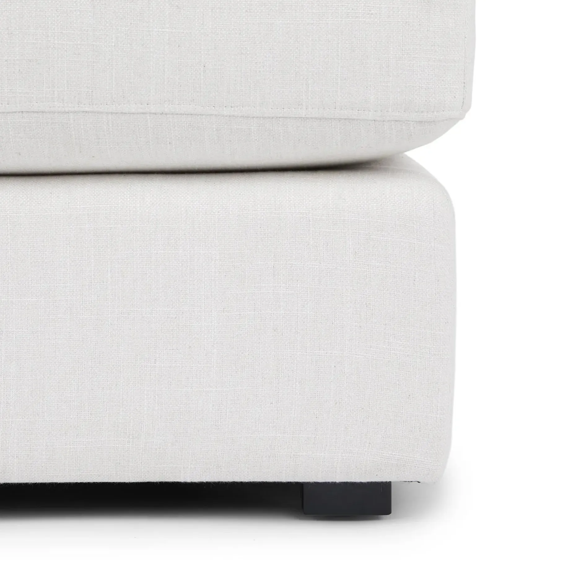 Beta 45" Ottoman - Quartz White